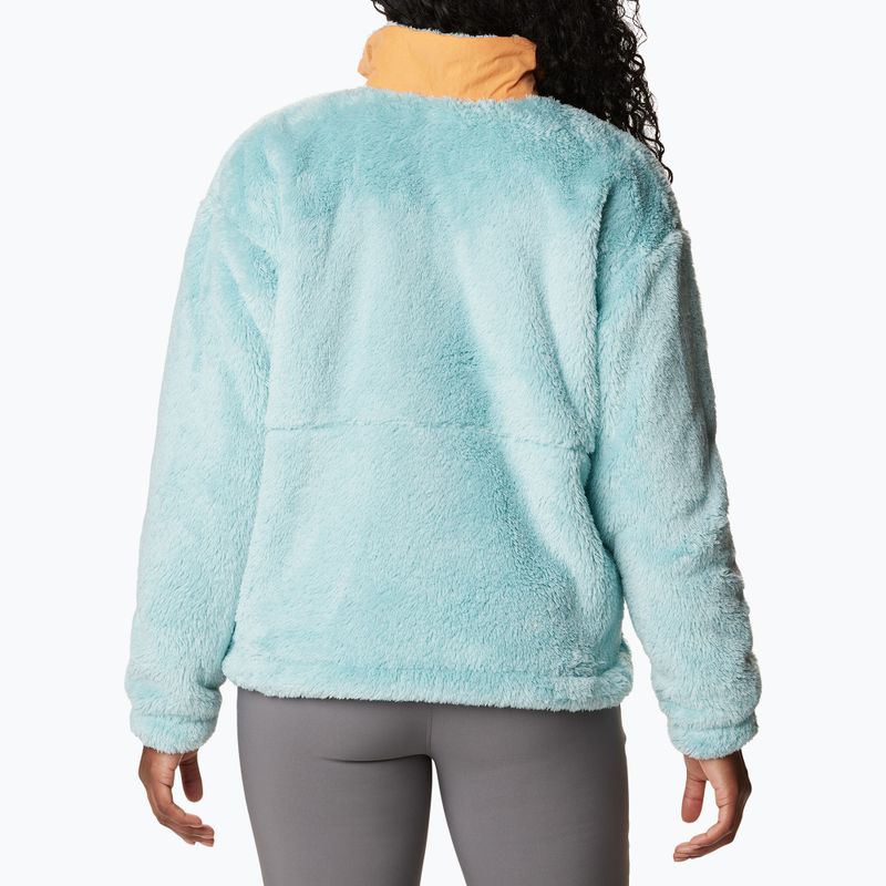Columbia Boundless Discovery Sherpa dámska treková mikina aqua haze/sunset peach 2