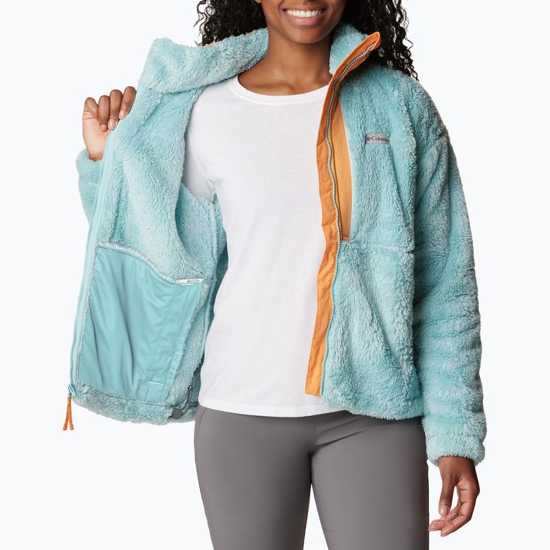 Columbia Boundless Discovery Sherpa dámska treková mikina aqua haze/sunset peach 5