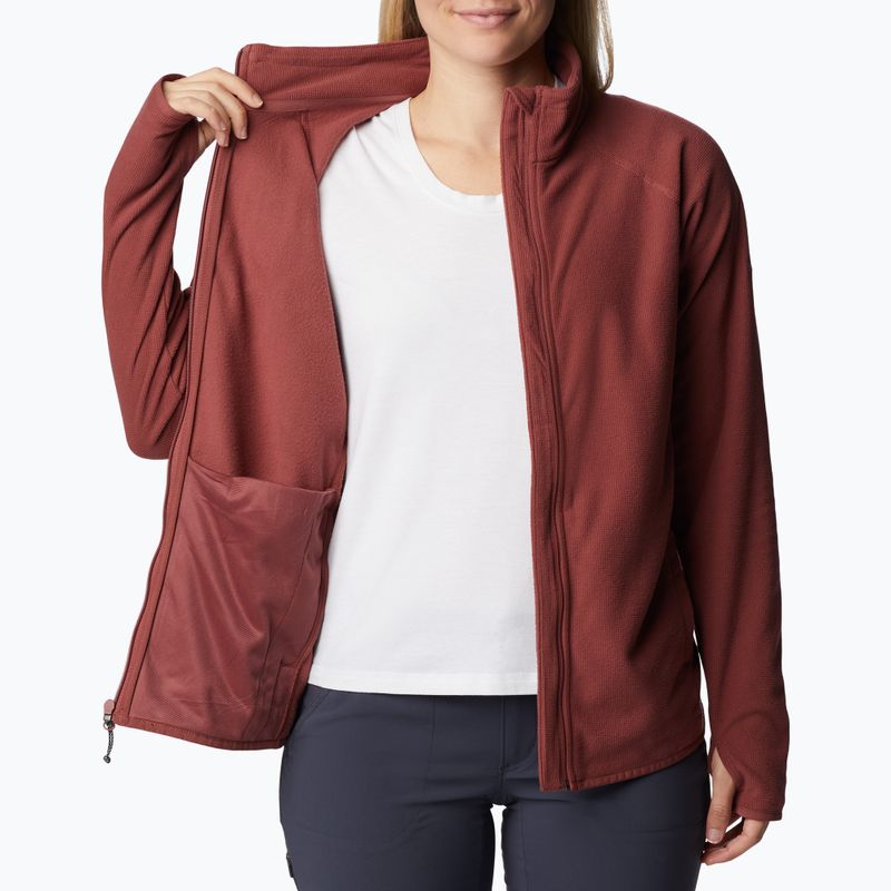 Columbia Back Beauty beetroot dámska treková mikina 5