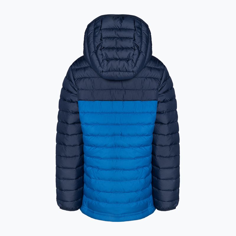 Detská páperová bunda Columbia Powder Lite Hooded bright indigo/collegiate navy 2