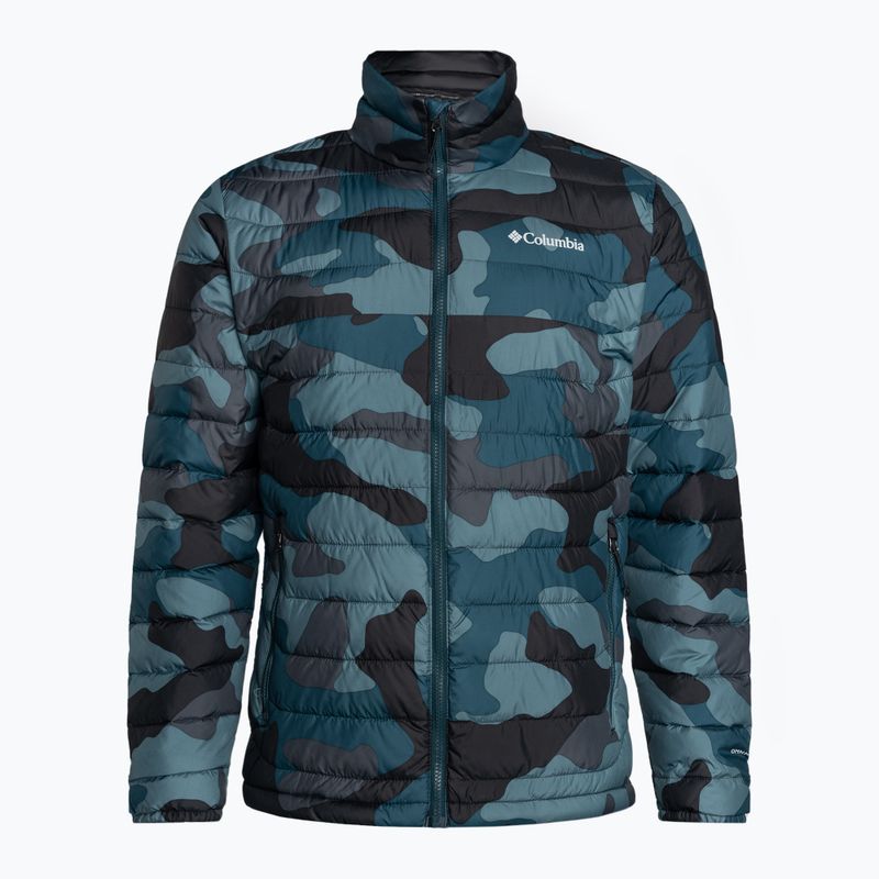 Columbia Powder Lite metal mod camo print pánska páperová bunda 8