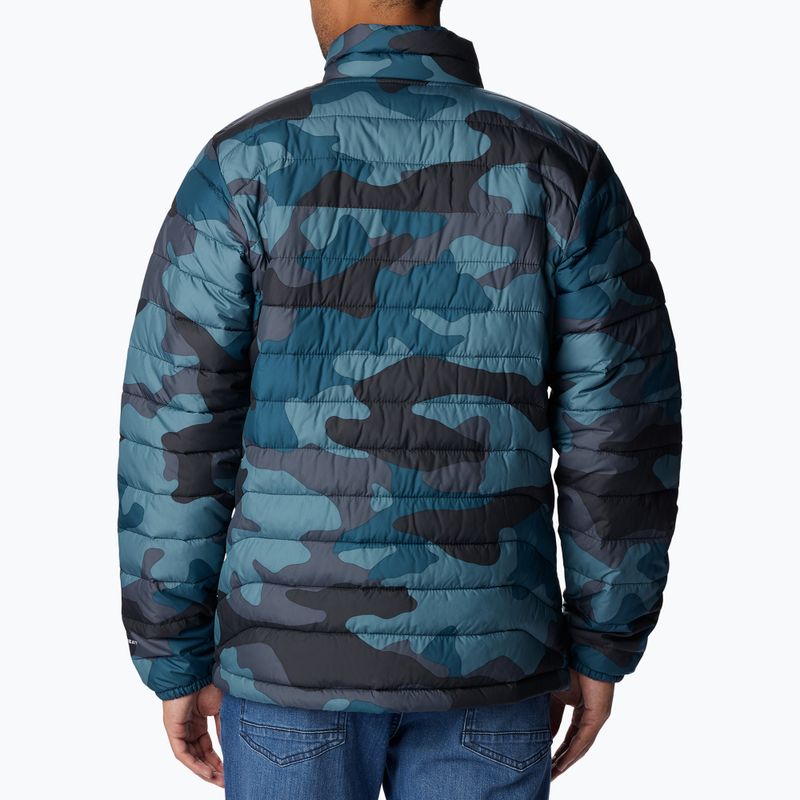 Columbia Powder Lite metal mod camo print pánska páperová bunda 3