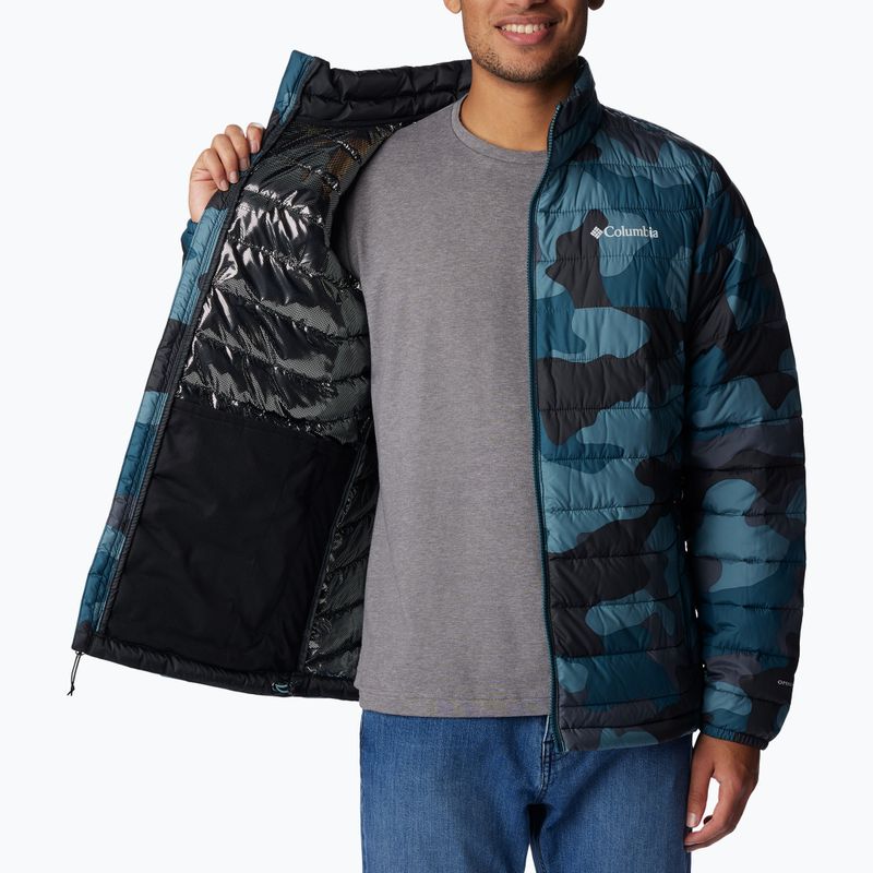 Columbia Powder Lite metal mod camo print pánska páperová bunda 5