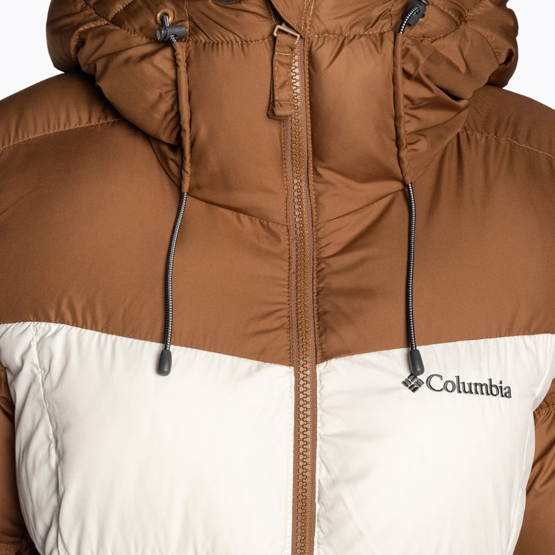 Columbia Pike Lake Insulated II dámska páperová bunda camel brown/chalk 10