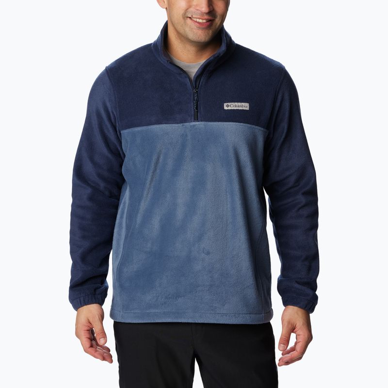 Pánska mikina Columbia Steens Mountain Half Zip ollegiate navy / dark mountain