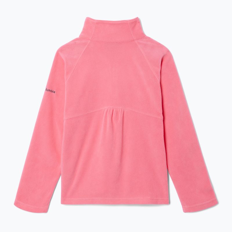 Detská trekingová mikina Columbia Glacial Fleece camellia rose 2