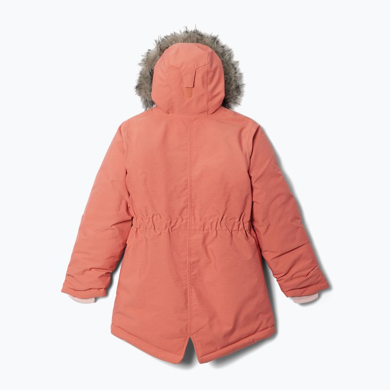 Detská páperová bunda Columbia Nordic Strider faded peach heather 2