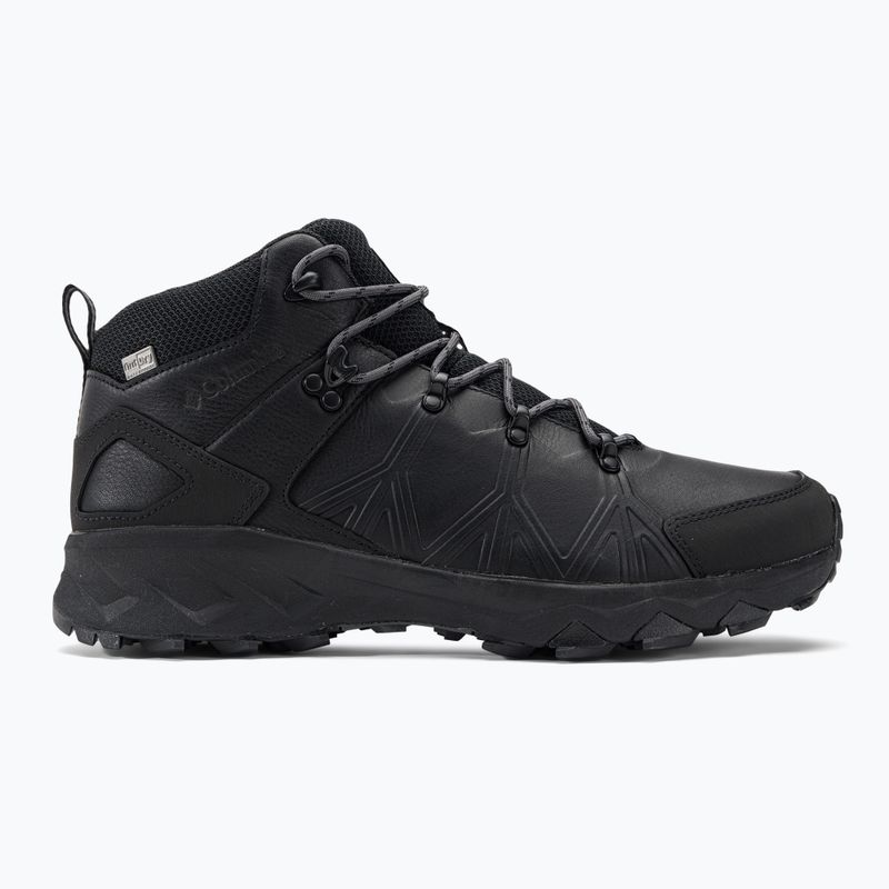 Columbia Peakfreak II Mid Outdry Leather black/graphite pánske turistické topánky 2