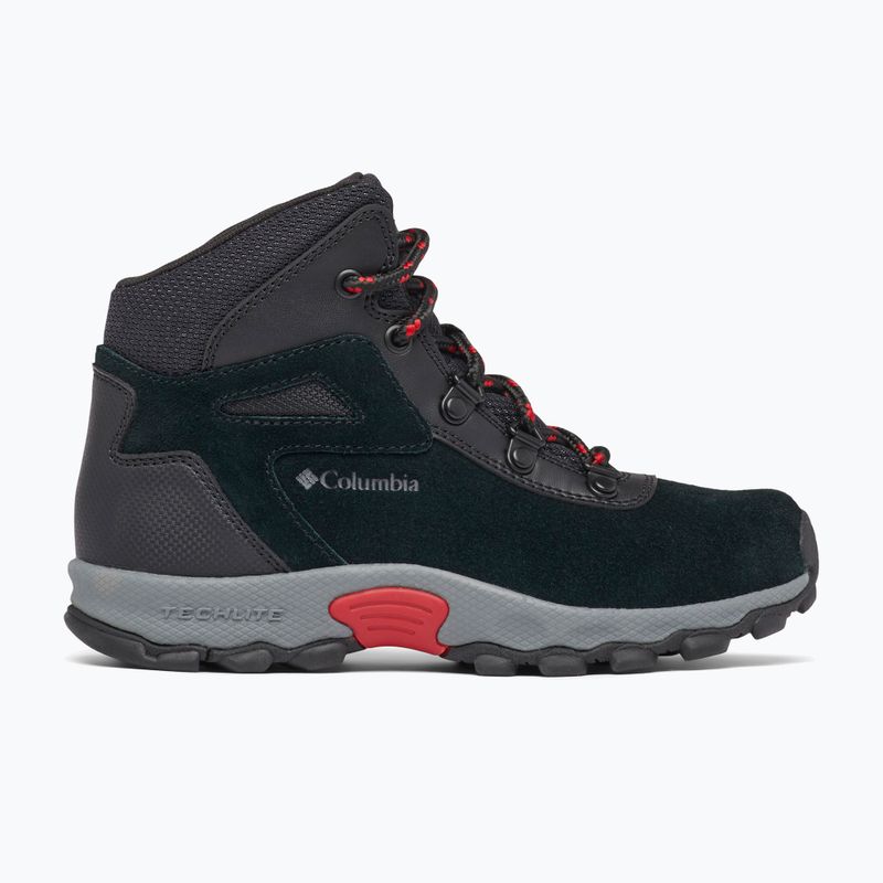 Detské turistické topánky Columbia Newton Ridge Amped black/mountain red 11