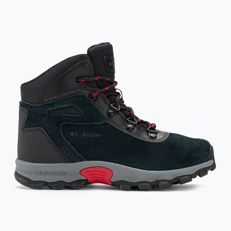 Detské turistické topánky Columbia Newton Ridge Amped black/mountain red 2