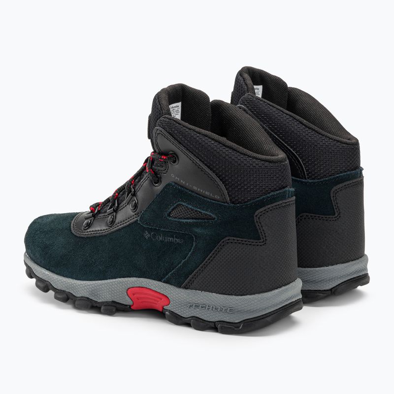 Detské turistické topánky Columbia Newton Ridge Amped black/mountain red 3