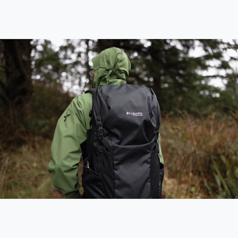 Columbia Mazama Trail pánska bunda do dažďa canteen/black 16