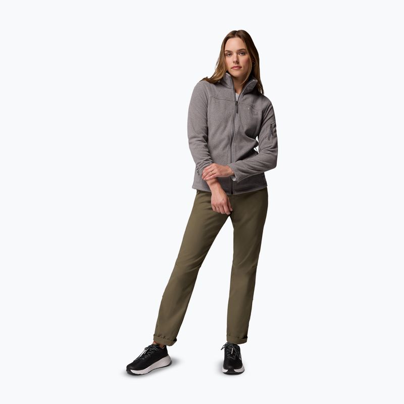 Dámska fleecová mikina Columbia Fast Trek II City Grey Heather/City Grey 2