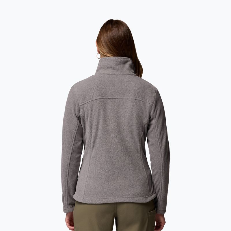 Dámska fleecová mikina Columbia Fast Trek II City Grey Heather/City Grey 3