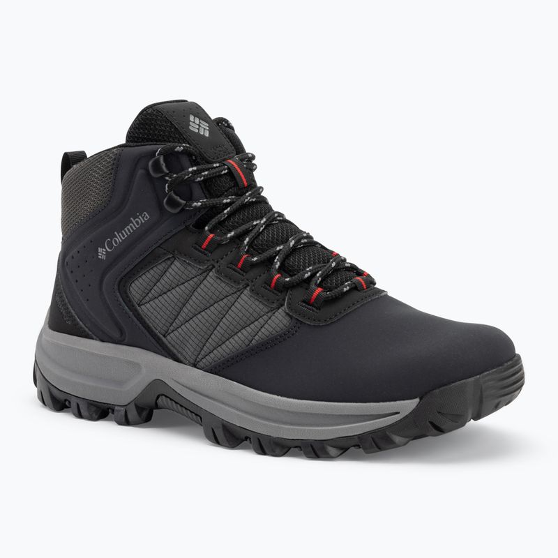 Pánske turistické topánky Columbia Transverse Hike Waterproof black/mountain red