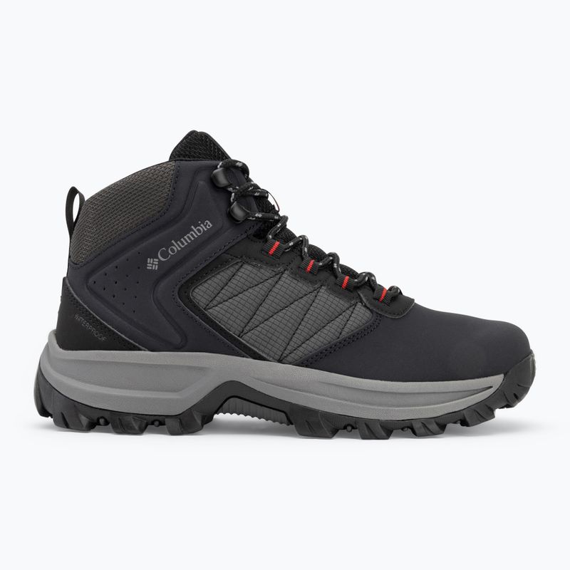 Pánske turistické topánky Columbia Transverse Hike Waterproof black/mountain red 2