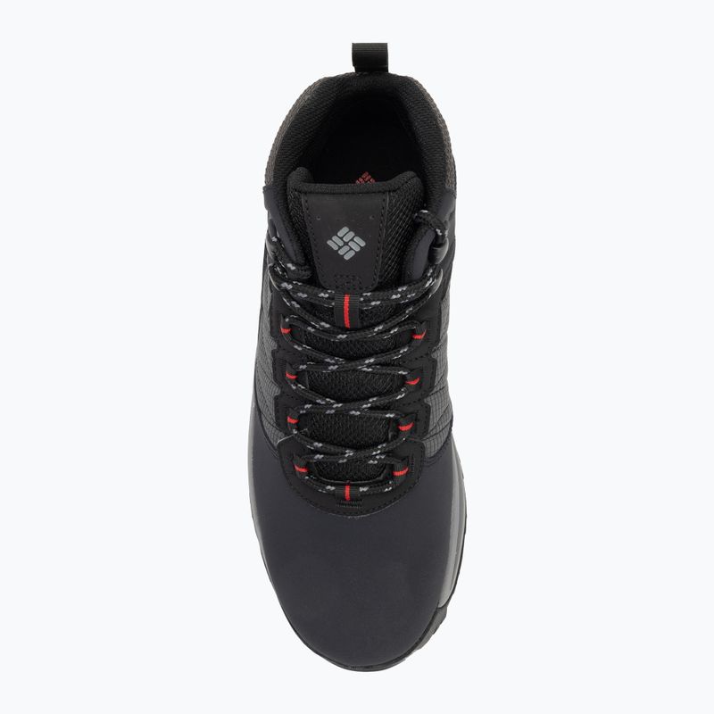 Pánske turistické topánky Columbia Transverse Hike Waterproof black/mountain red 5
