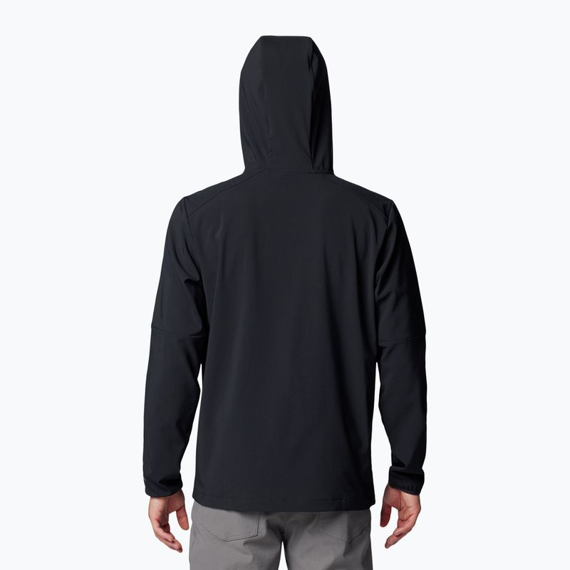 Pánska trekingová mikina Columbia Tech Softshell Hoodie black 2