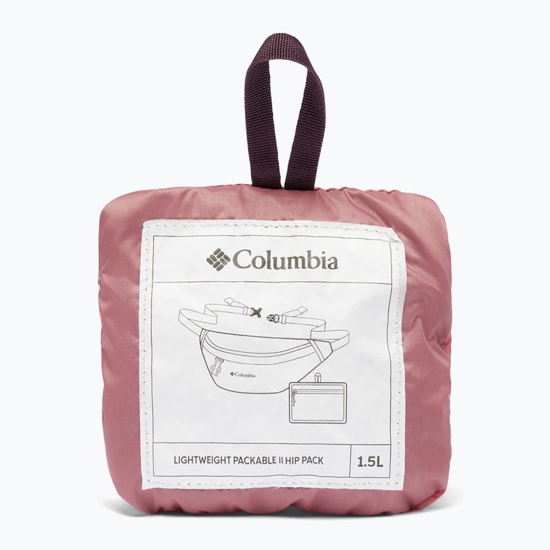 Taštička ľadvinka Columbia Lightweight Packable Hip 2 l pink agave/ moonvista 4