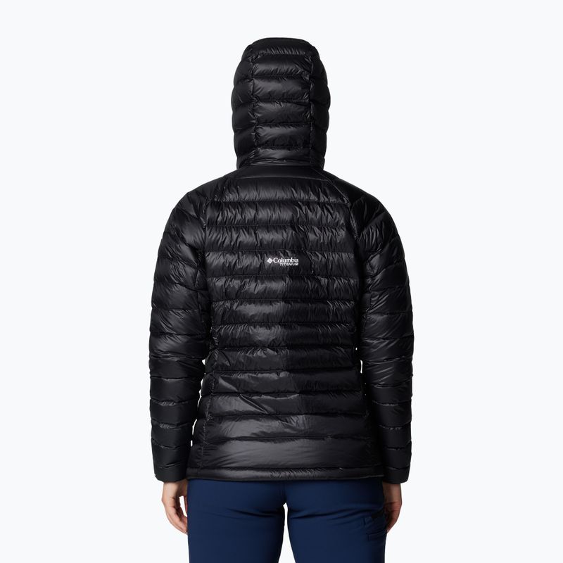 Dámska páperová bunda Columbia Arctic Crest Down Hooded black 3