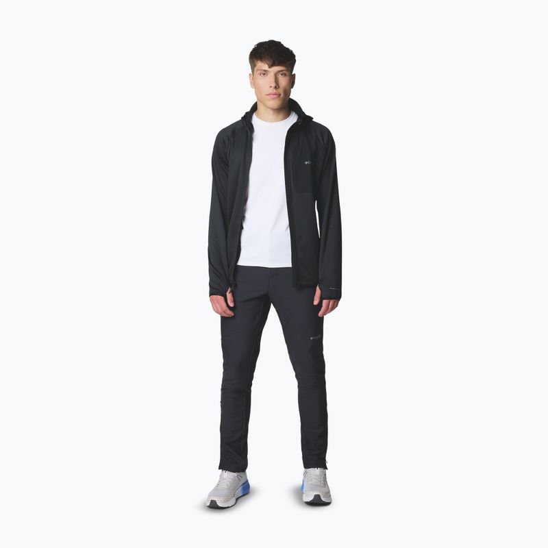 Pánska mikina Columbia Triple Canyon Grid Fleece Hooded Full Zip II black 2