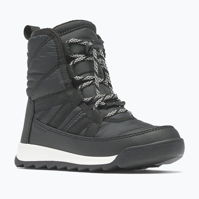 Detské snehule  Sorel Youth Whitney II Plus Lace black/sea salt 8