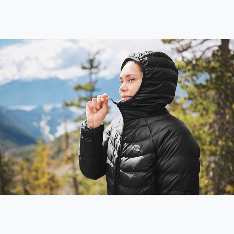 Dámska páperová bunda Columbia Powder Lite II Hooded black 10