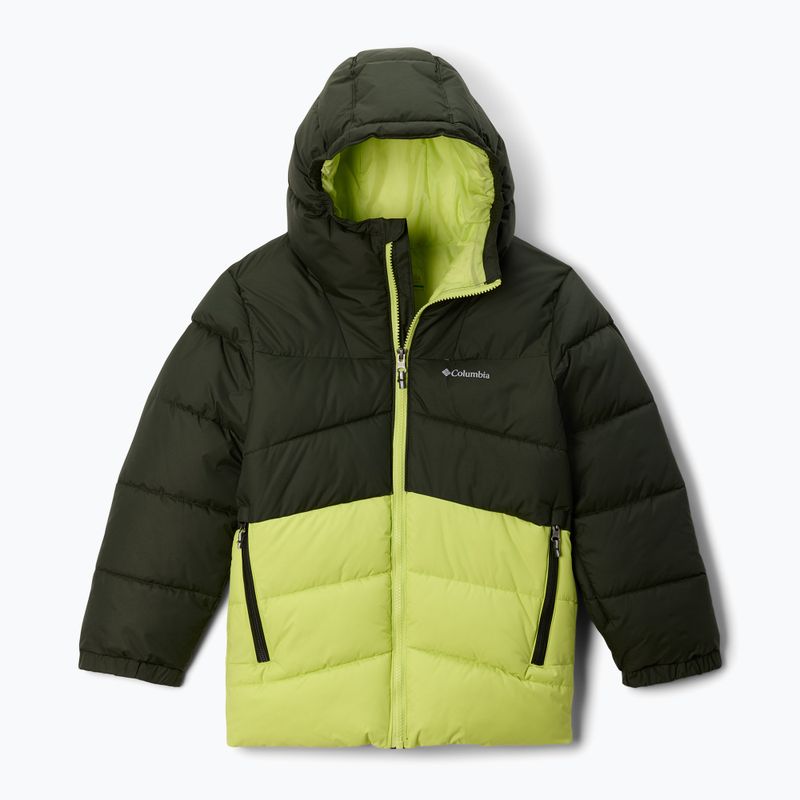 Detská lyžiarska bunda Columbia Arctic Blast II greenscape/voltage