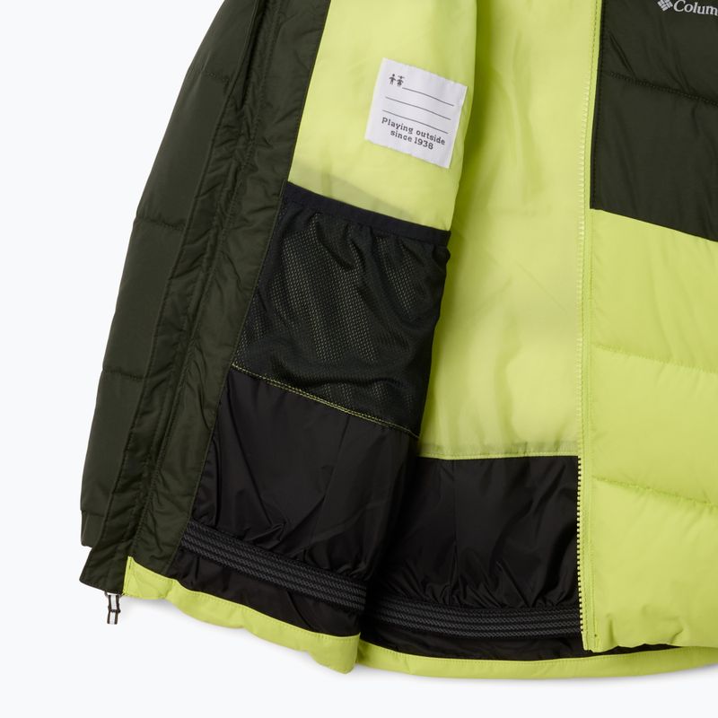 Detská lyžiarska bunda Columbia Arctic Blast II greenscape/voltage 3