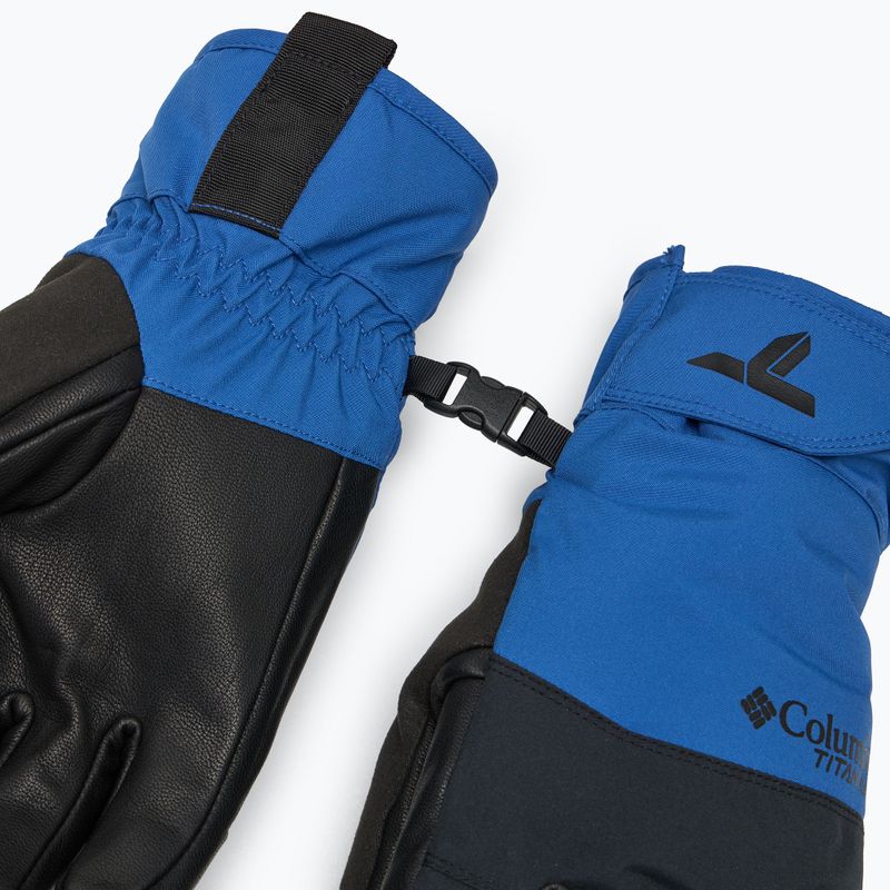 Pánske lyžiarske rukavice Columbia PowBound mountain blue/black 5