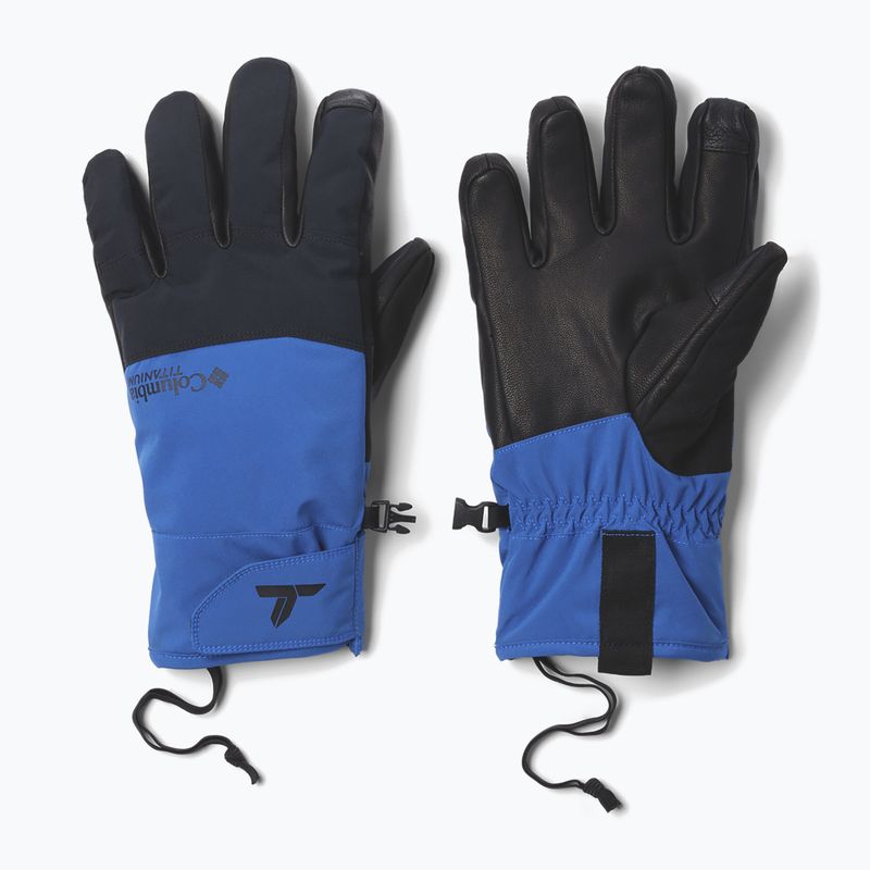 Pánske lyžiarske rukavice Columbia PowBound mountain blue/black