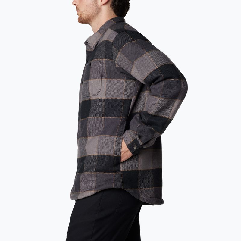 Pánska košeľa Columbia Windward II black multi windowpane check 3