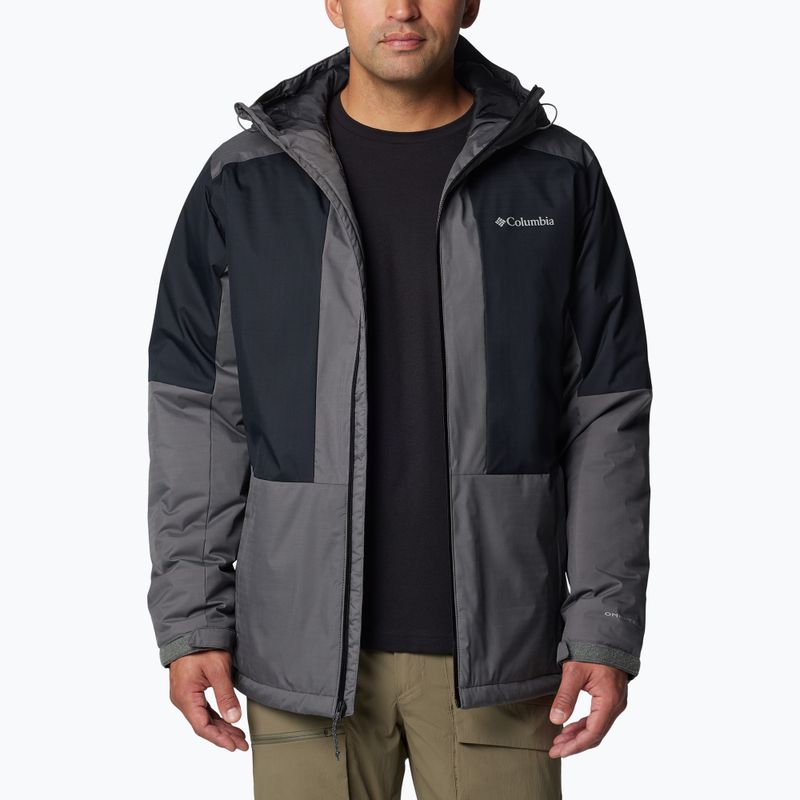 Pánska zateplená bunda Columbia Point Park II Insulated city grey/black 4