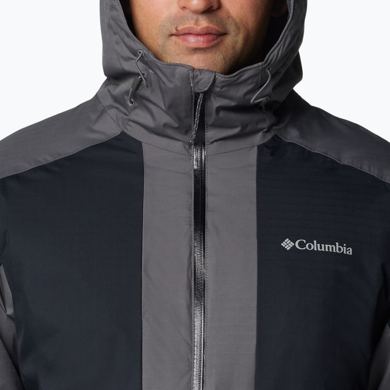 Pánska zateplená bunda Columbia Point Park II Insulated city grey/black 5