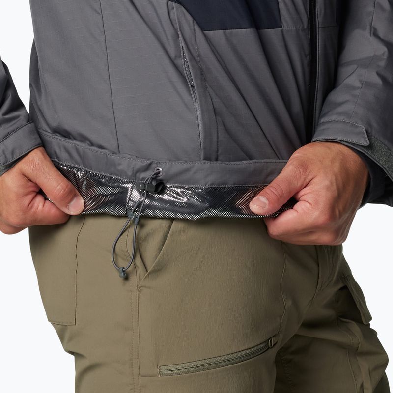 Pánska zateplená bunda Columbia Point Park II Insulated city grey/black 6