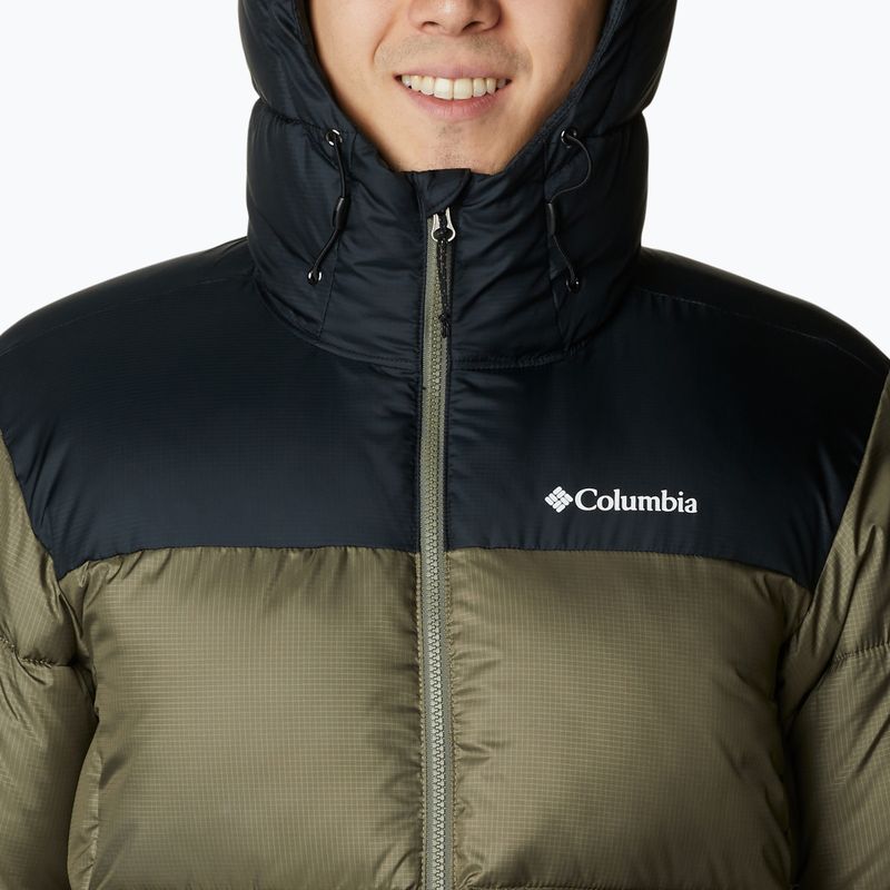 Pánska páperová bunda Columbia Puffect II Hooded stone green/ black 6