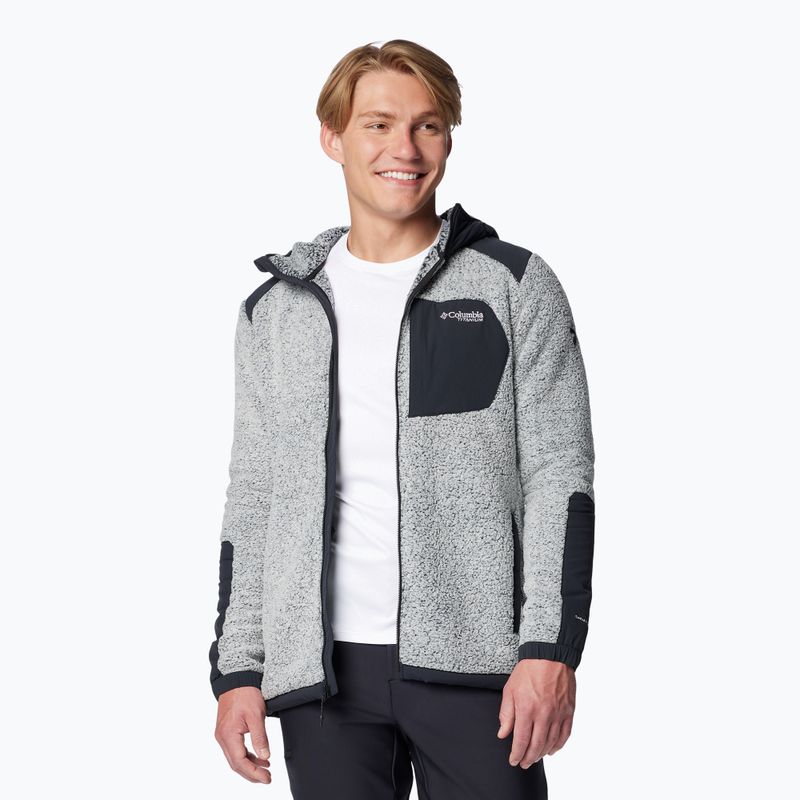 Pánska mikina Columbia Arctic Crest Sherpa white / black 2