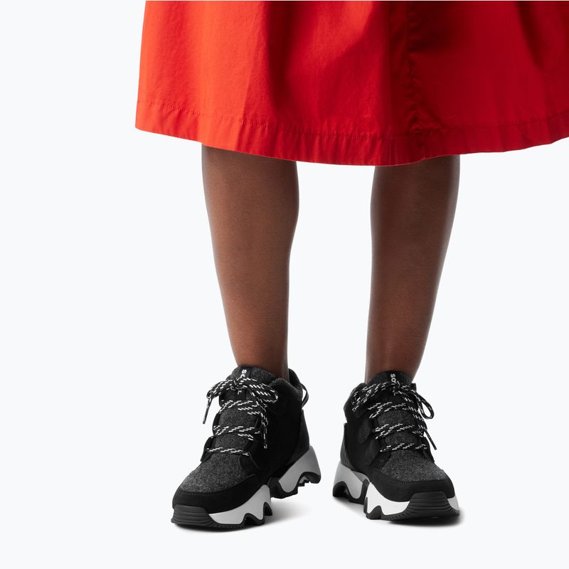 Dámske topánky Sorel Kinetic Impact Caribou black/sea salt 18