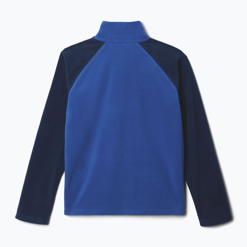 Detská fleecová mikina Columbia Glacial Half Zip mountain blue/collegiate navy 2