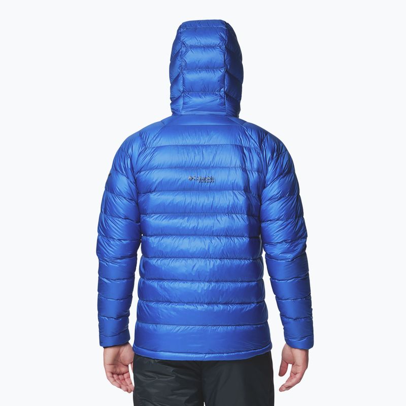 Pánska páperová bunda Columbia Arctic Crest Down Hooded mountain blue 3