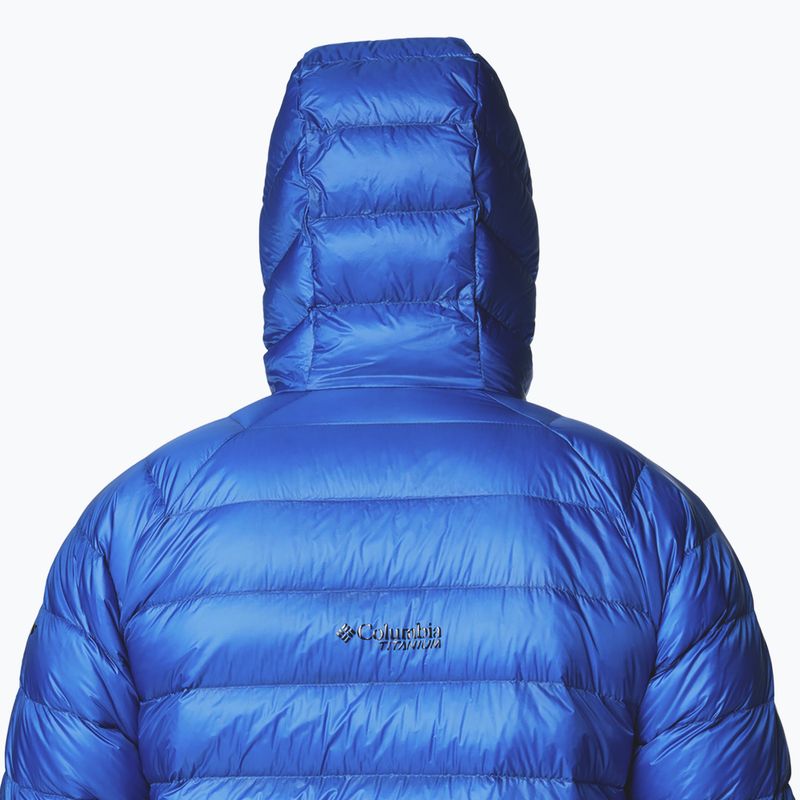 Pánska páperová bunda Columbia Arctic Crest Down Hooded mountain blue 8