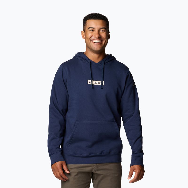 Pánska mikina Columbia Trek Hoodie coll navy/puff box gem