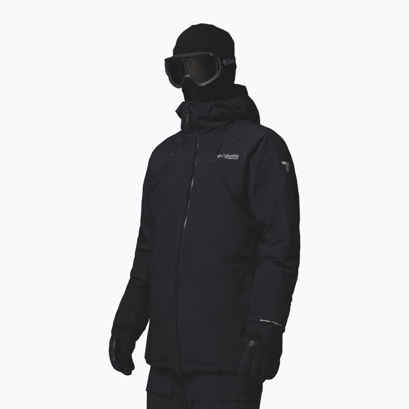 Pánska lyžiarska bunda Columbia Winter District III black 4