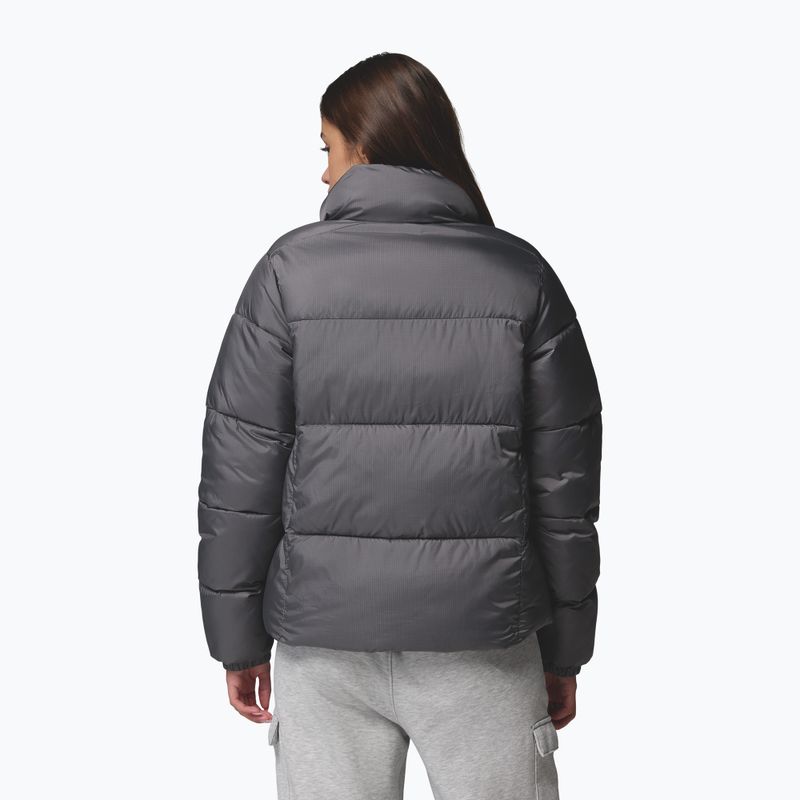 Dámska zateplená bunda Columbia Puffect II Full Zip city grey 3