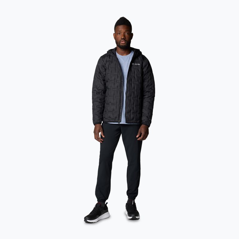 Pánska páperová bunda Columbia Delta Ridge II Down Hooded black 2