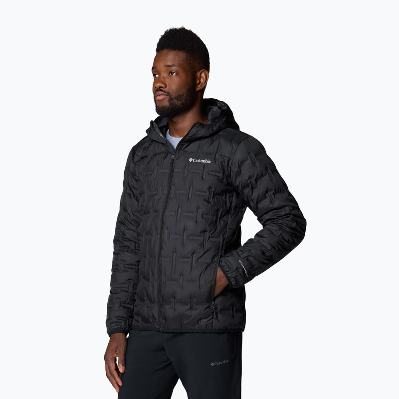 Pánska páperová bunda Columbia Delta Ridge II Down Hooded black 4