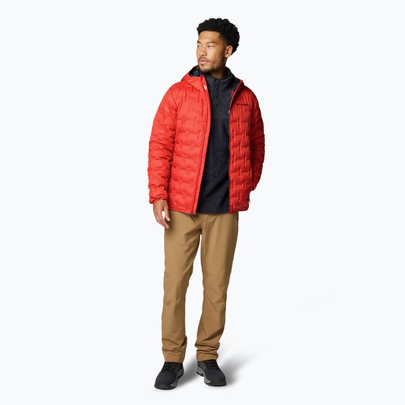 Pánska páperová bunda Columbia Delta Ridge II Down Hooded sail red 2