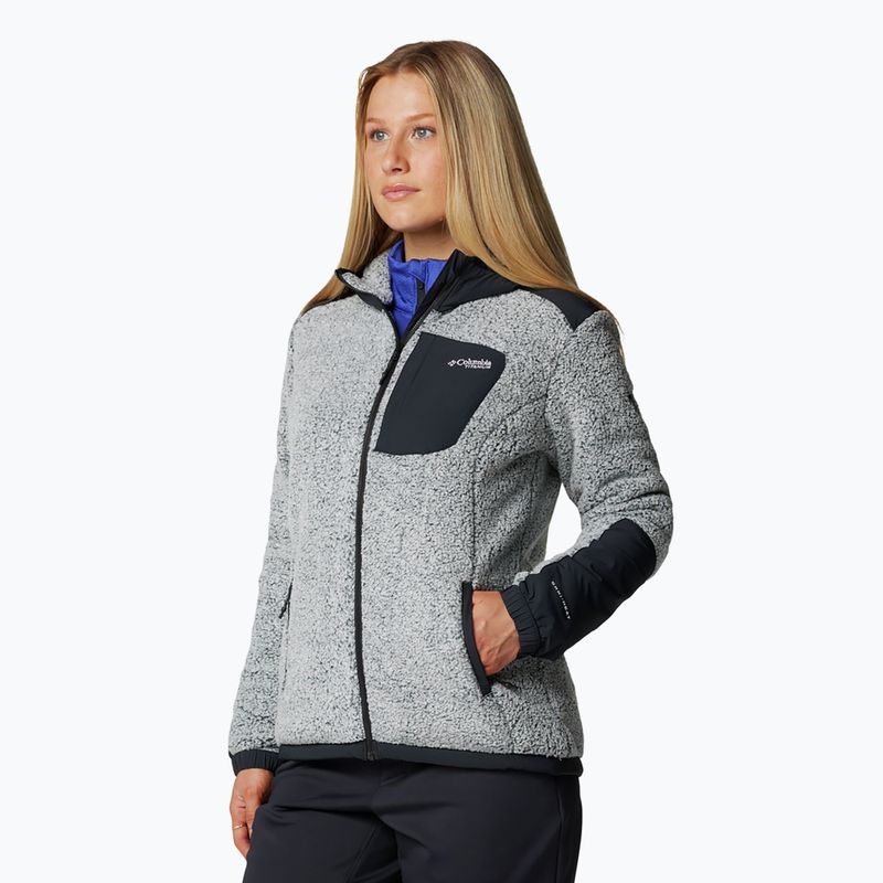 Dámska mikina Columbia Arctic Crest Sherpa white / black