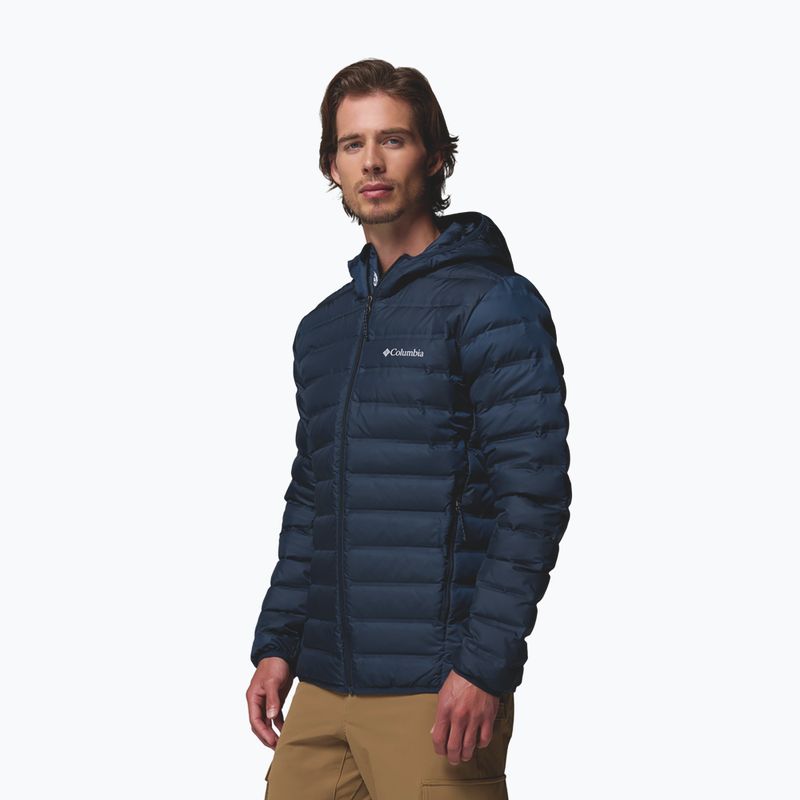 Pánska páperová bunda Columbia Lake 22 II Down Hooded collegiate navy 5