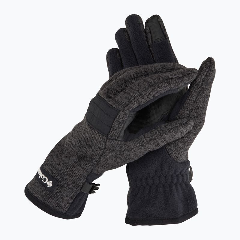 Pánske trekové rukavice Columbia Sweater Weather II black heather